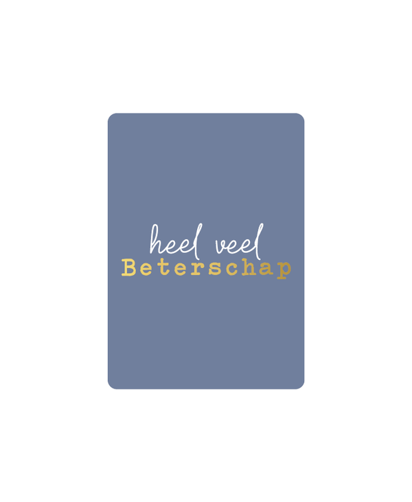 Minikaart | Heel veel beterschap | A7