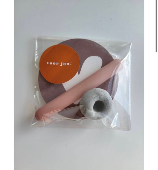 Mini cadeautje | Hart | Rond