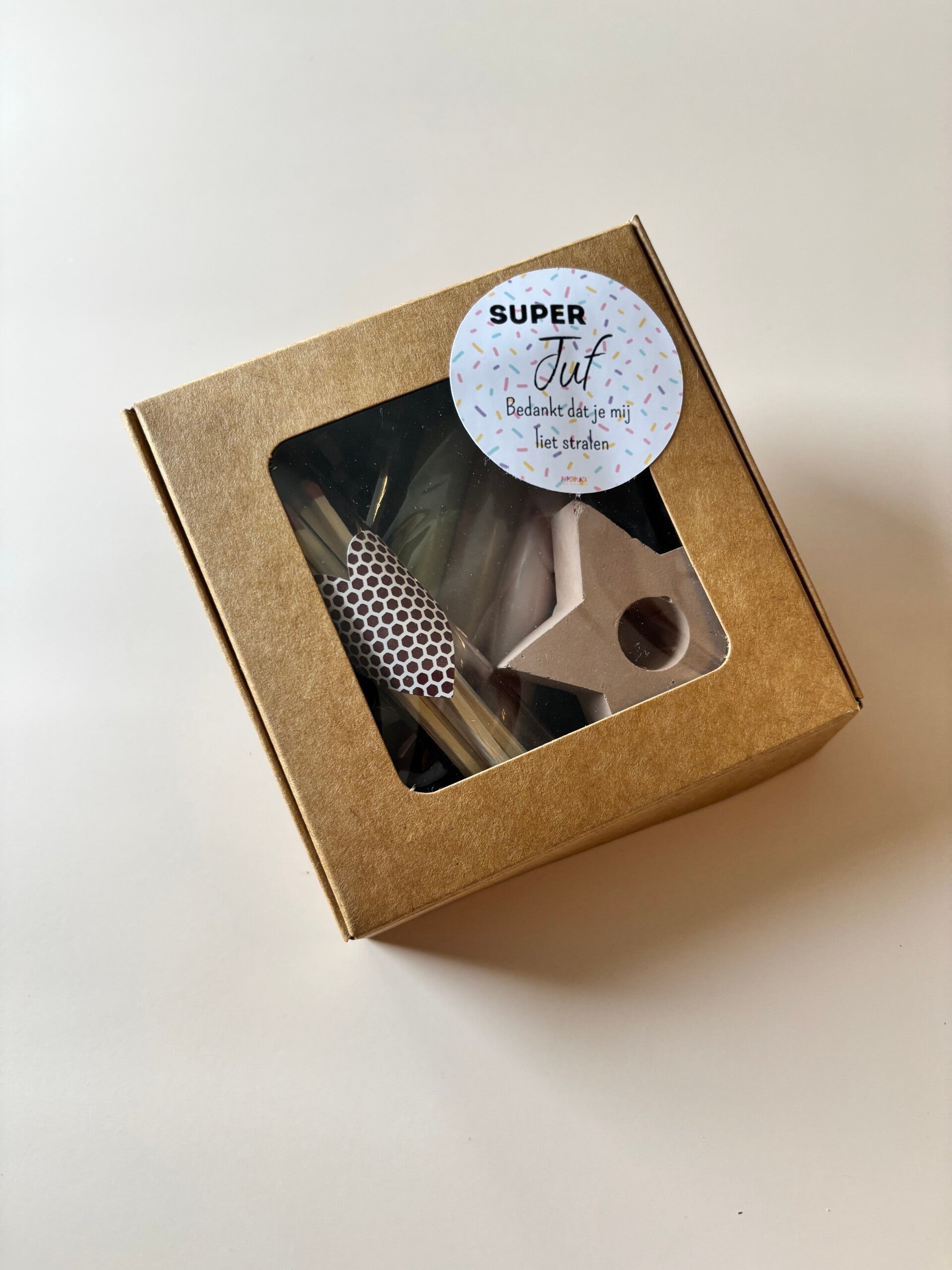 Cadeaudoosje | Bedankt dat je mij liet stralen