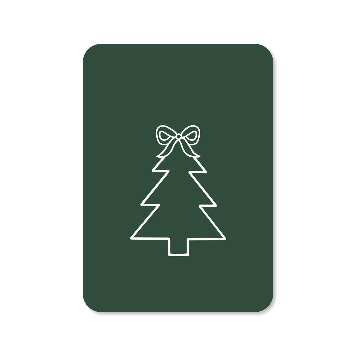 Kerstkaart | Kerstboom