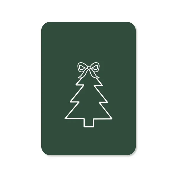 Kerstkaart | Kerstboom