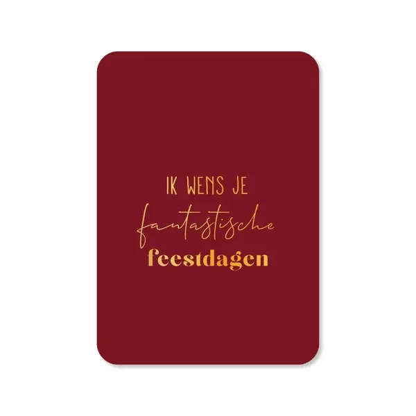 Kerstkaart | fantastische feestdagen