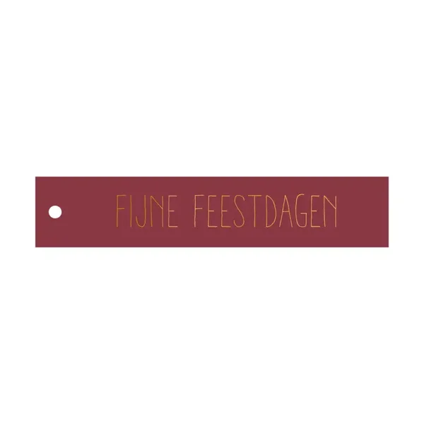 Cadeaulabel kerst | Fijne feestdagen