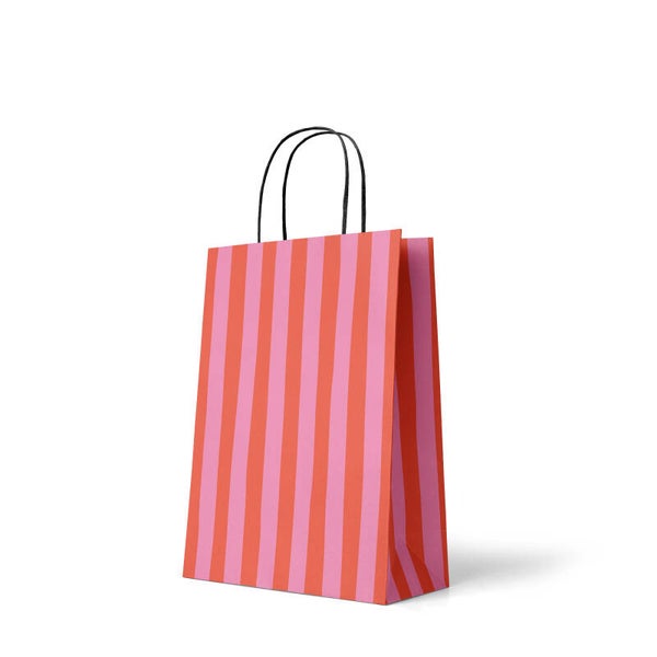 Cadeautas | Oranje/Roze | per stuk