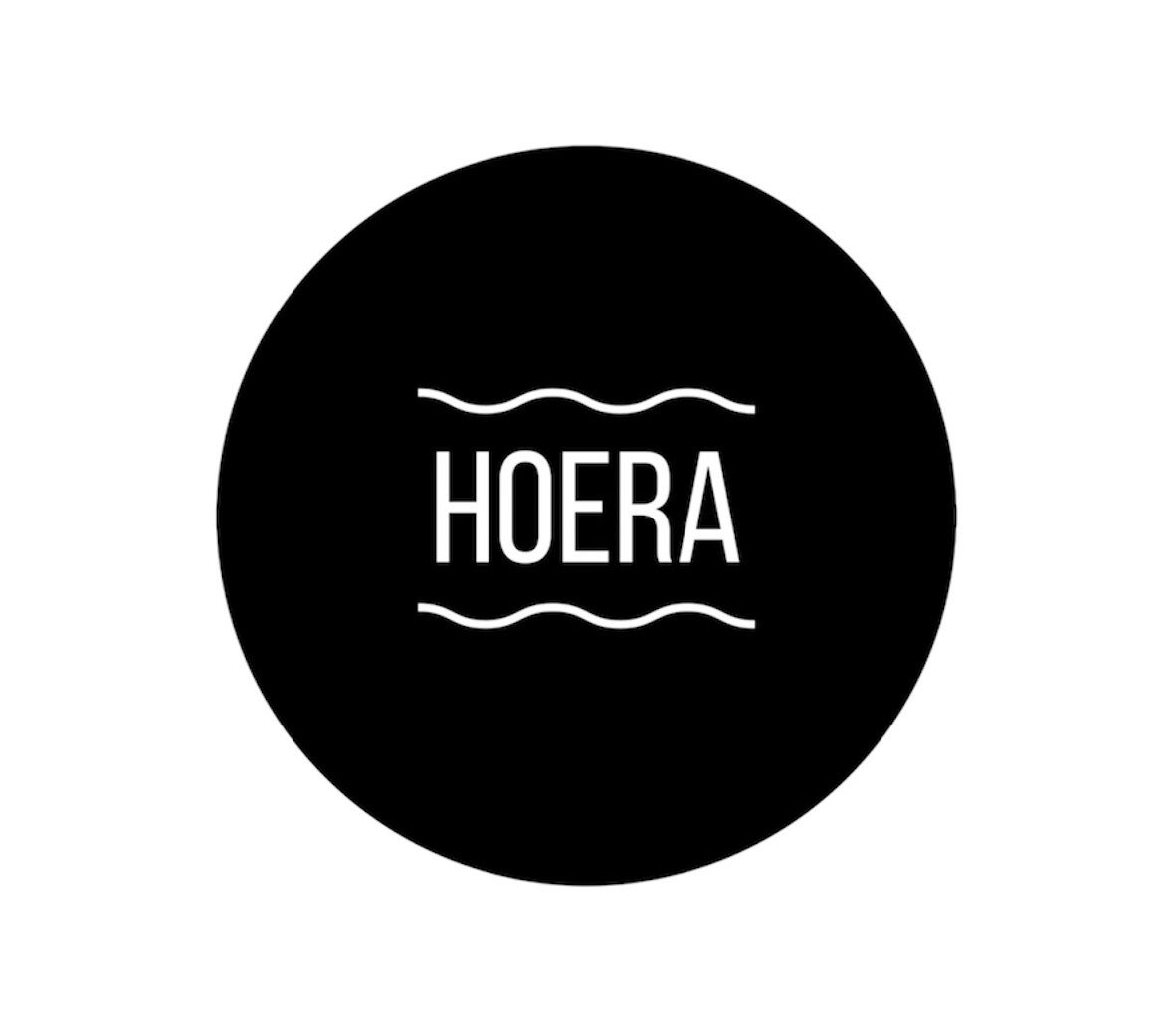 Sticker | Hoera (zwart/wit)  | 5 stuks