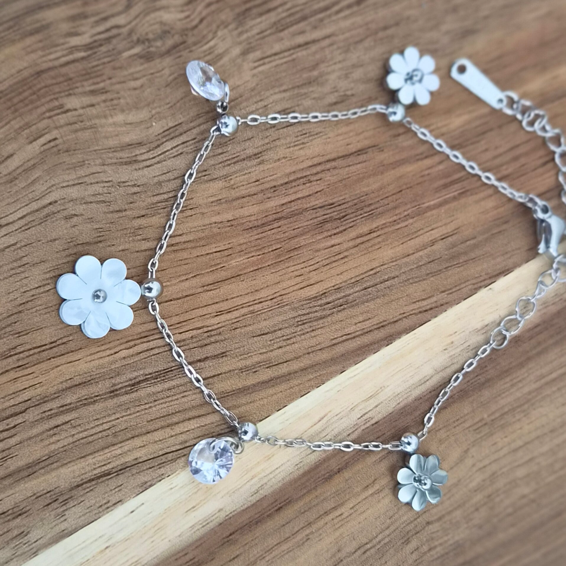 Bracelet FLORA argenté