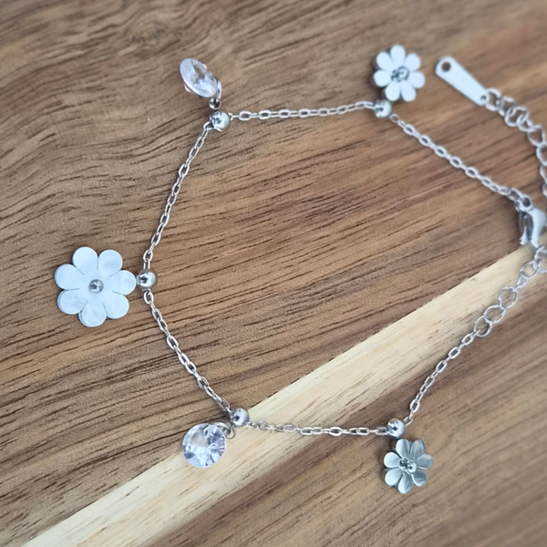 Bracelet FLORA argenté