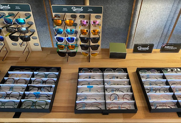 Présentoir de lunettes de vue et de soleil – GANTOIS Optique, opticien à domicile en Haute-Marne