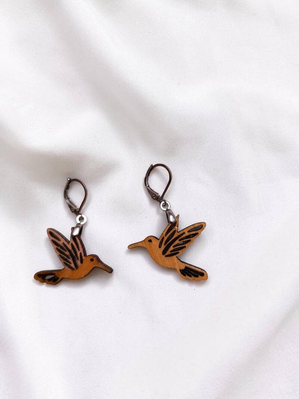 Boucles d’oreilles « Colibri »