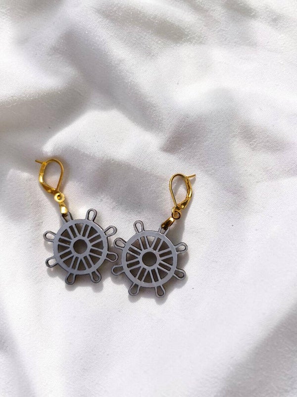 Boucles d’oreilles « Gouvernail »