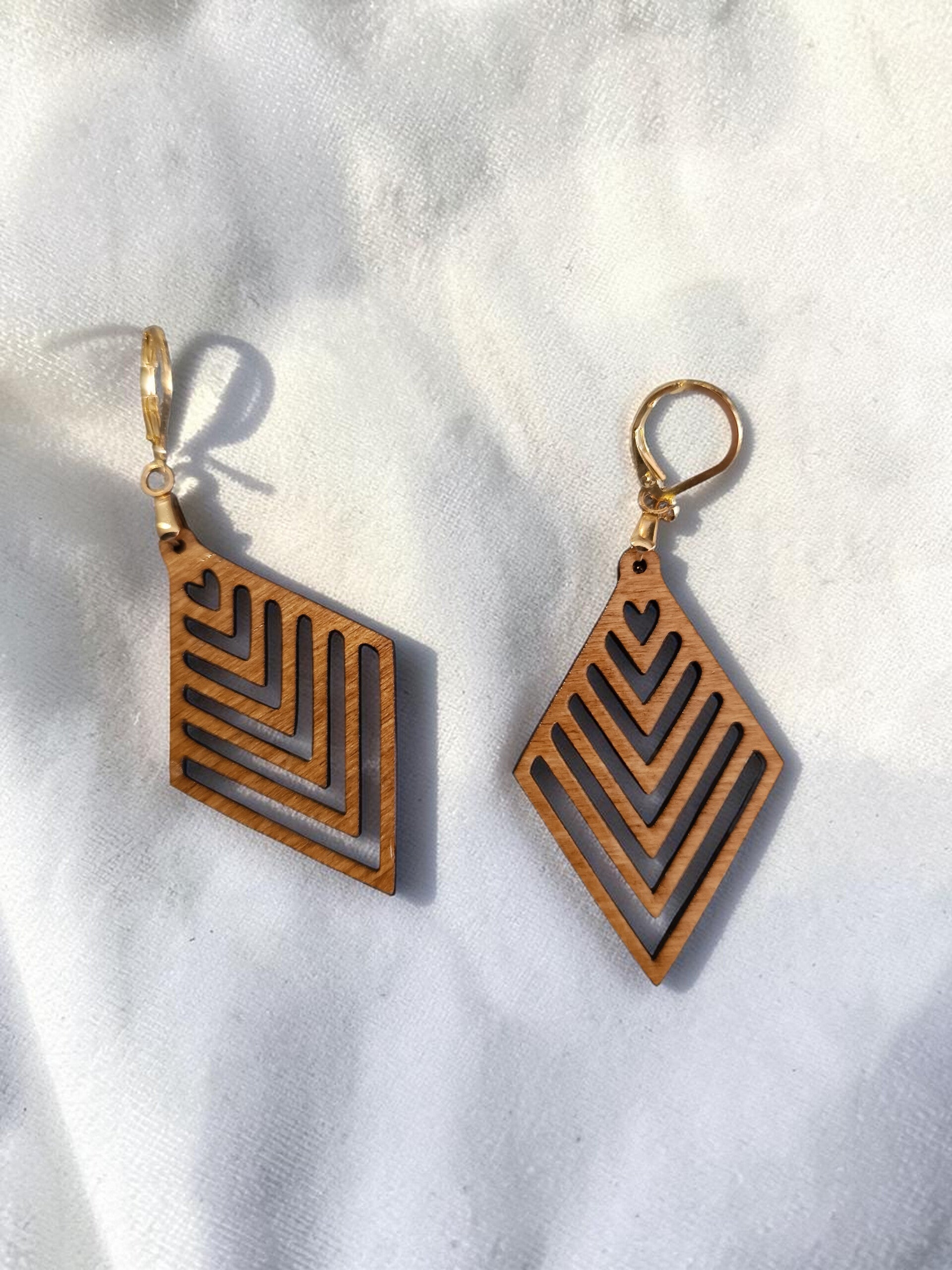 Boucles d’oreilles « Heartline »