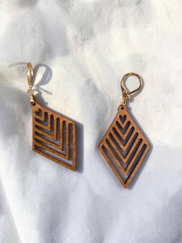 Boucles d’oreilles « Heartline »