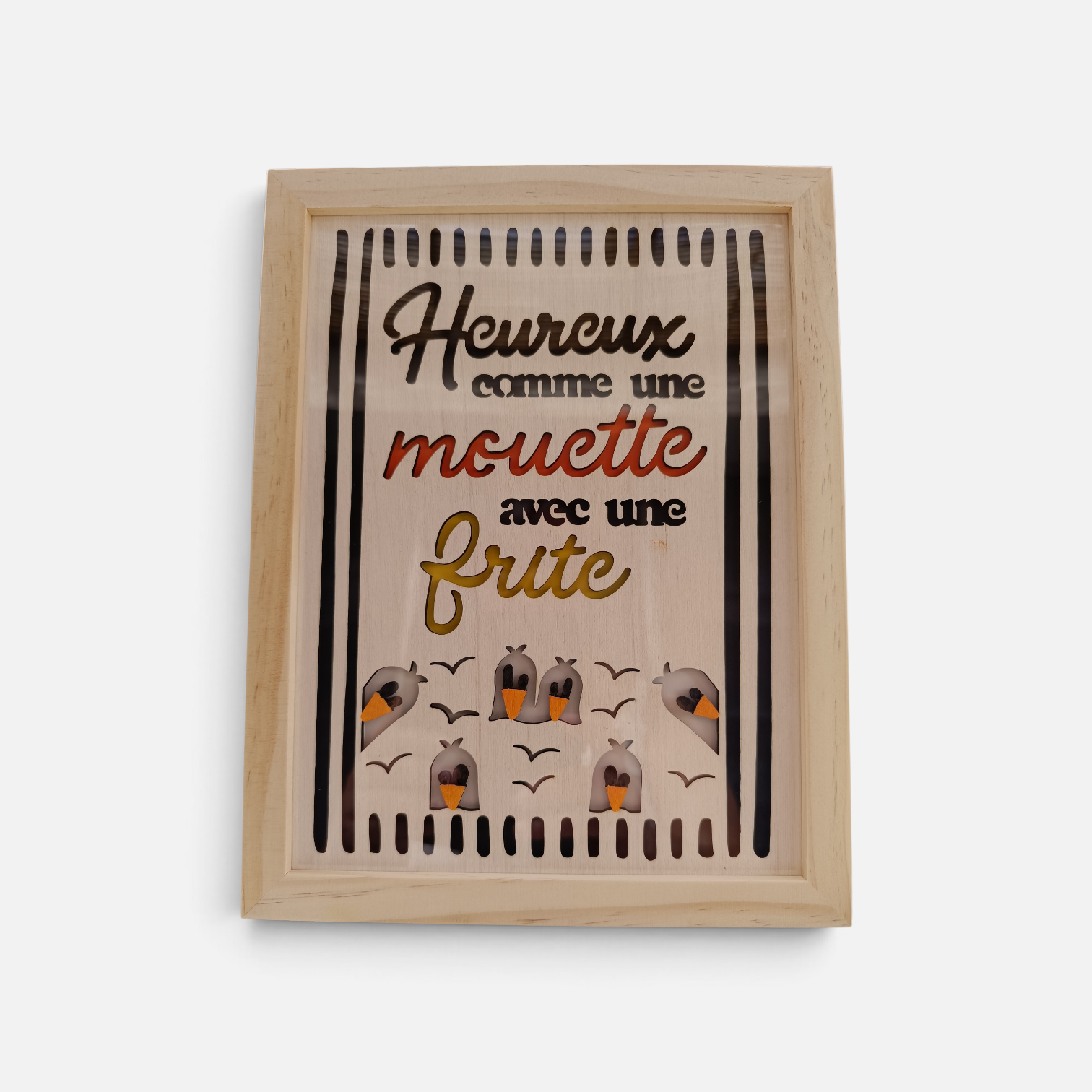 Tableau « Heureux comme une mouette » – Collection Moumou