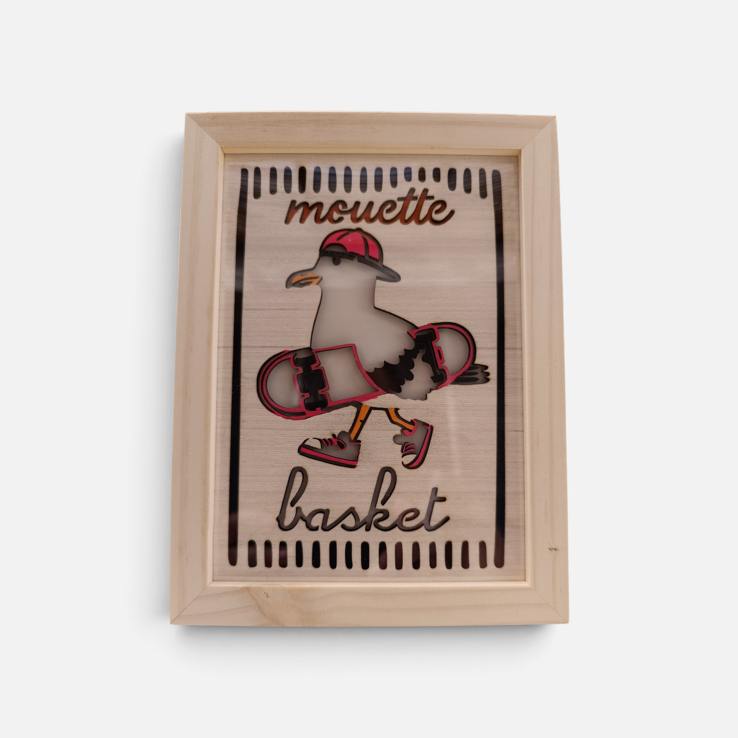 Tableau « Mouette Basket » – Collection Moumou