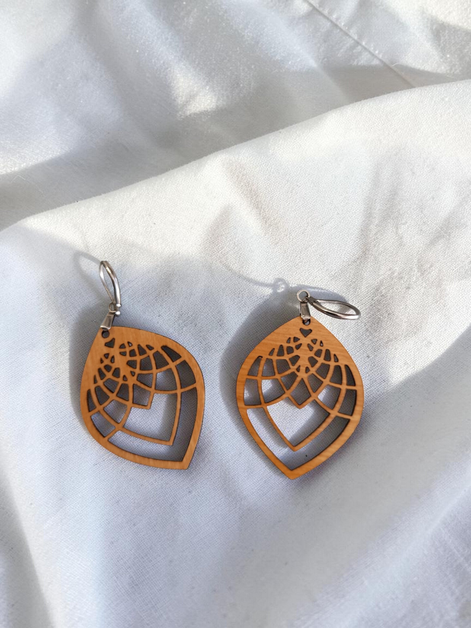 Boucles d’oreilles Rosace