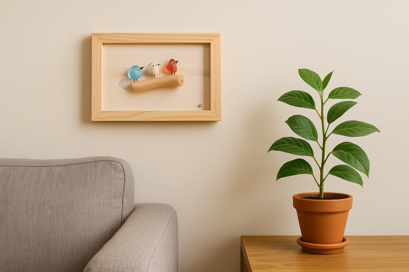 Association bois et verdure pour une déco naturelle