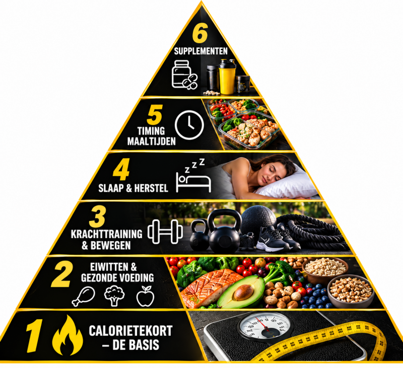 Piramide van Afvallen 