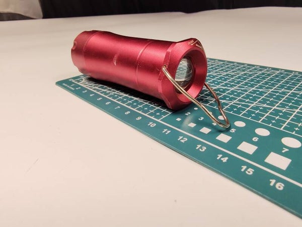 Red Metallic Torch (USED) (GOOD CONDITION)