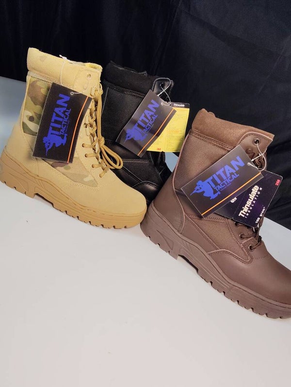 Titan Tactical Dessert Patrol Boots