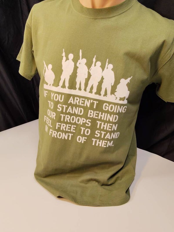 KOMBAT UK Behind Troops T-Shirt