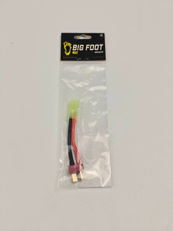 BIG FOOT Heat Deans connector (Mini Tamiya Female to Deans Male)