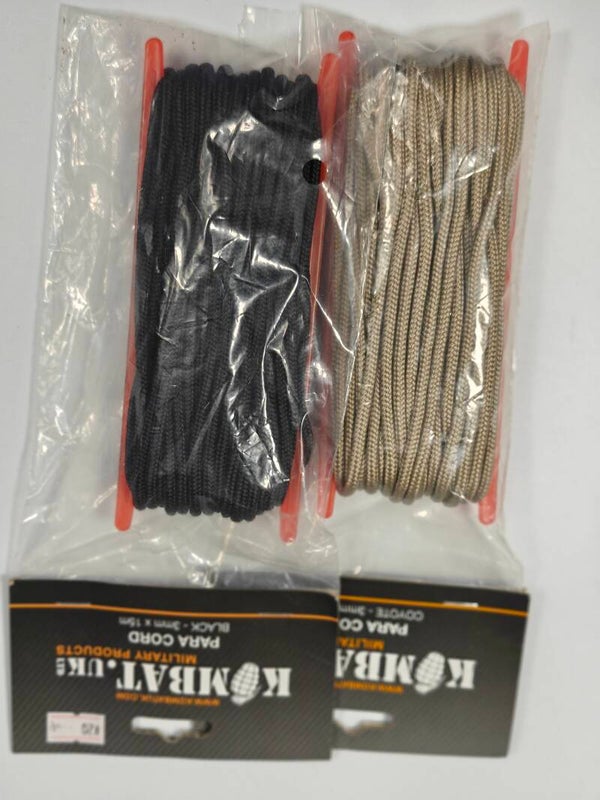 Kombat UK para cord 3mm x 15m