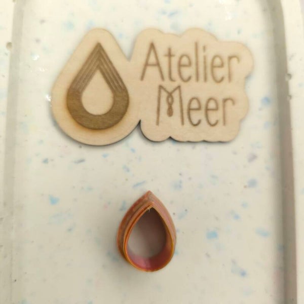 Klei cutters ~ kleine ronde druppel