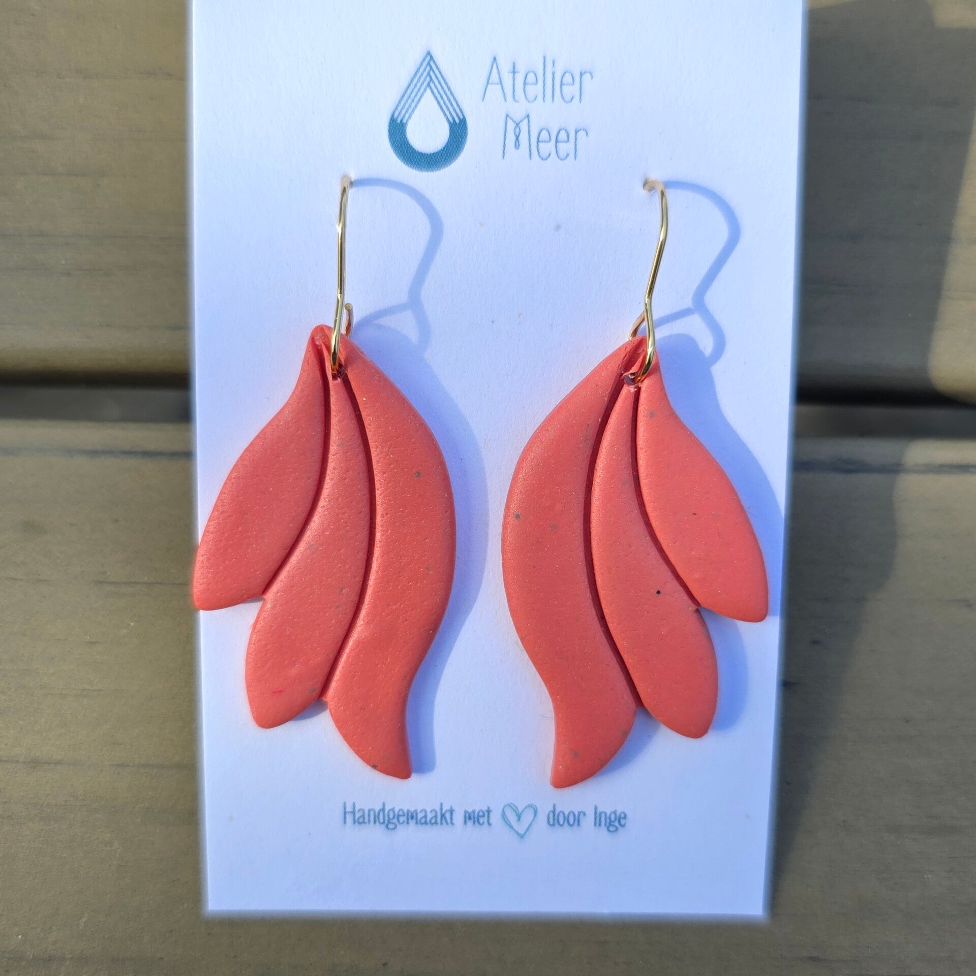 Vleugel oorbellen SVANE ~ meerdere kleuren