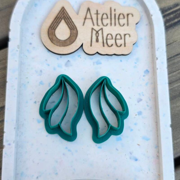 Kleicutters ~ set SVANE vleugelvormige uitsteekvormen