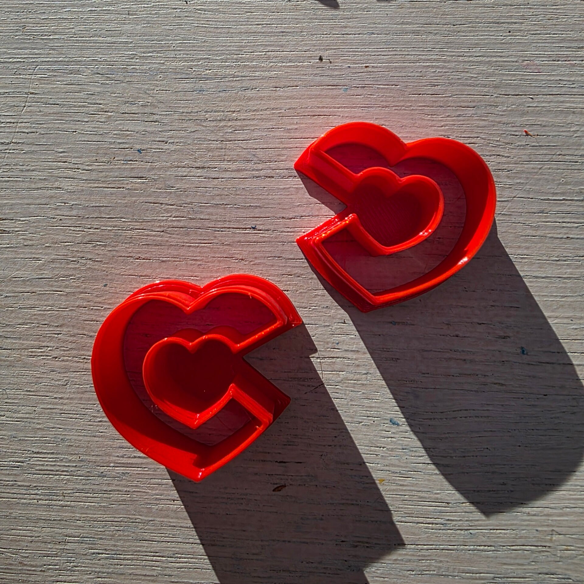 Klei cutters ~ hoops hartvorm set