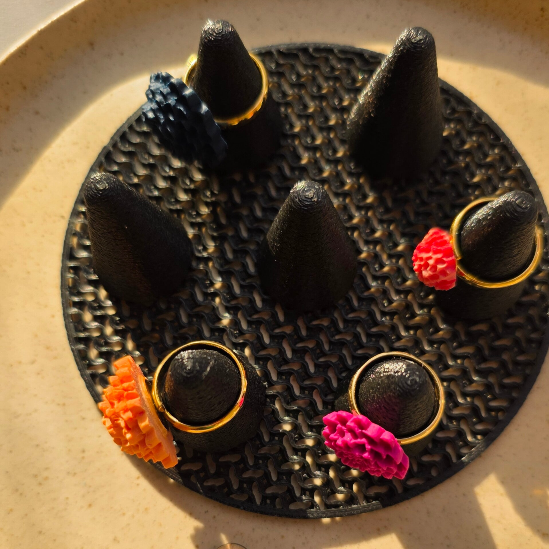 Ringhouder voor 7 ringen