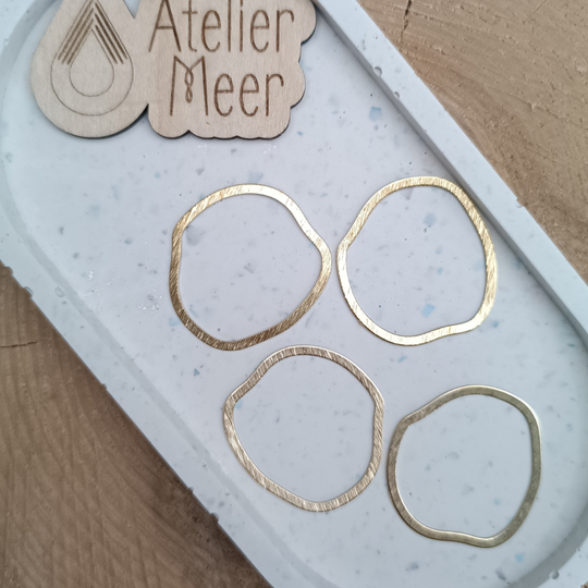 DIY bedels ~ organische ringen uit messing