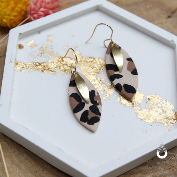 Svea XL messing ~ luipaardprint