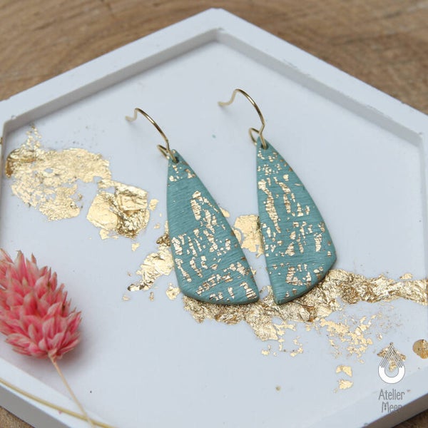 Swan ~ mint & goud (haakje)