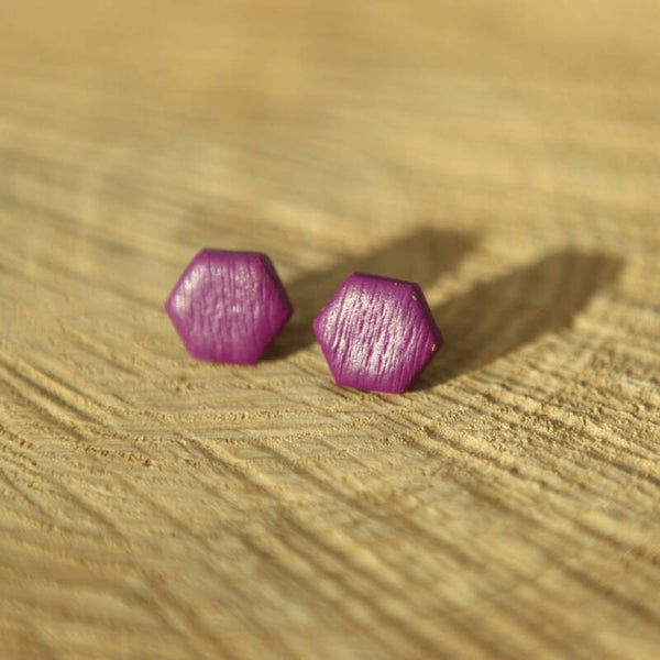 Tindra studs ~ purper