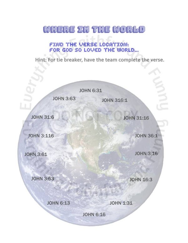 Where in The World 5 game pack