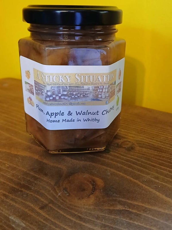 Plum, Apple & Walnut Chutney