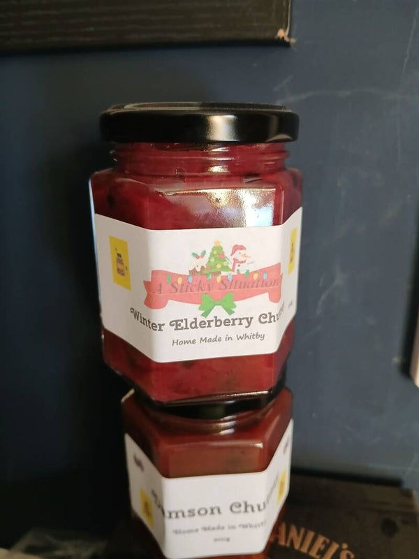 Winter Elderberry Chutney