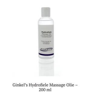 Hydrofiel massage olie 200 ML ¢ 18,95