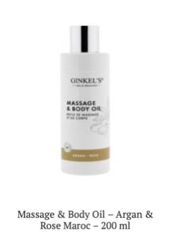 Massage &amp; Body olie Argan Rose &amp; Maroc 200ML £19,95
