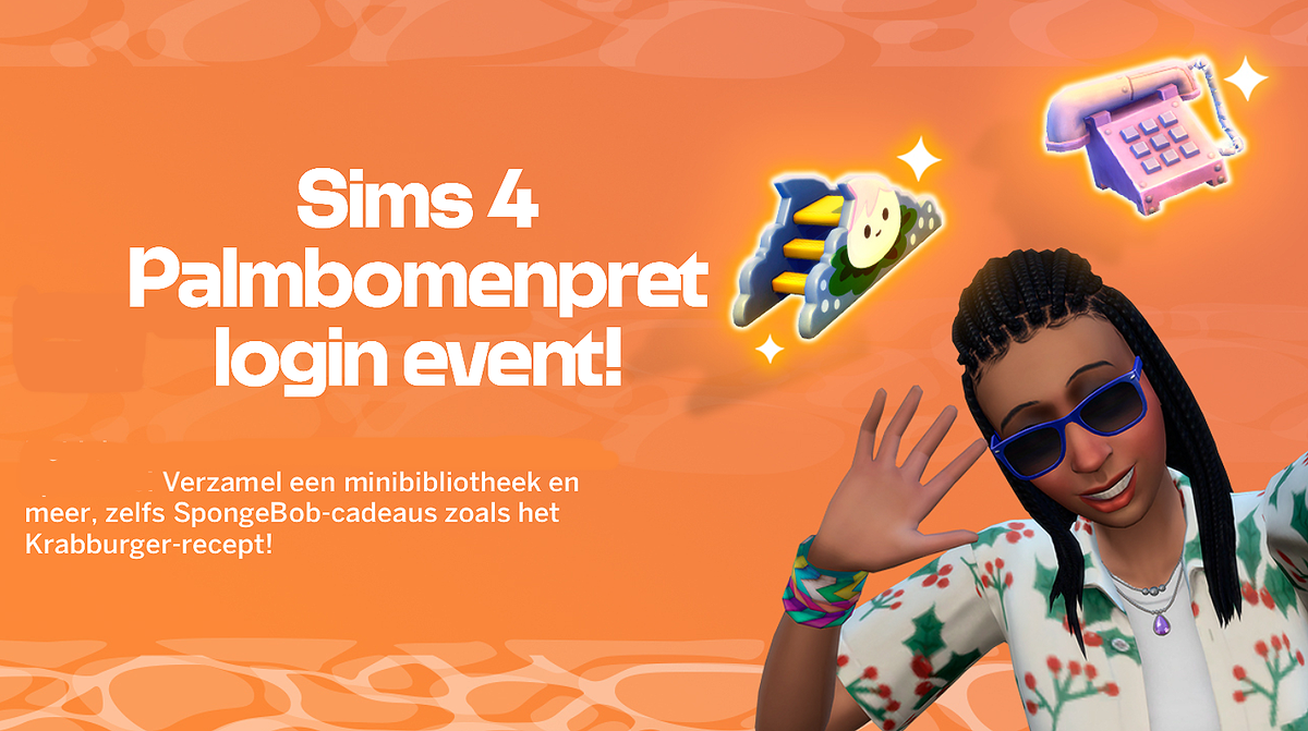 Vanavond start het Sims 4 Palmbomenpret Login Event! | MoonshineSim
