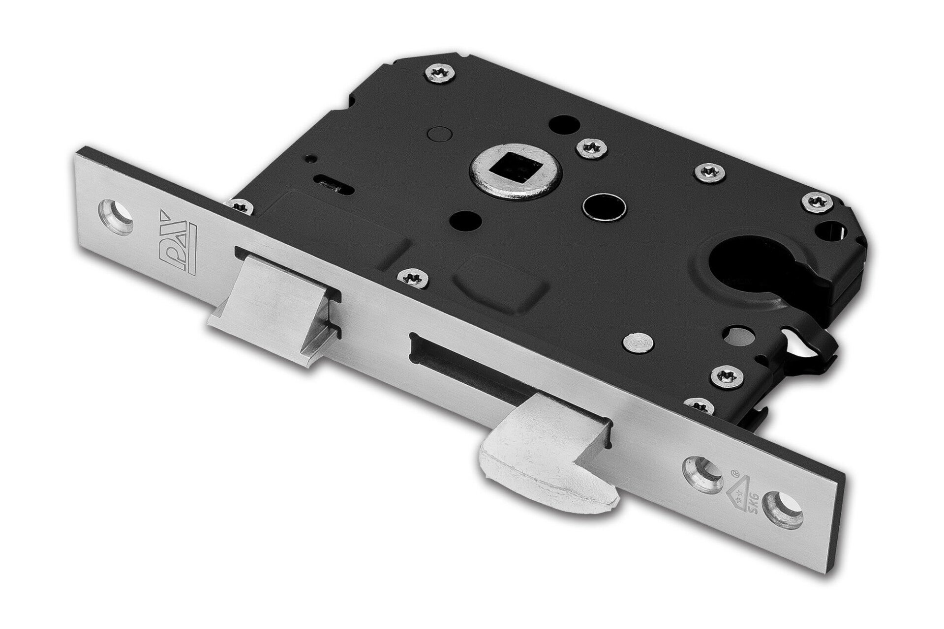 Veiligheidsinsteekhaakslot PC55 SKG**® rechte voorplaat RVS