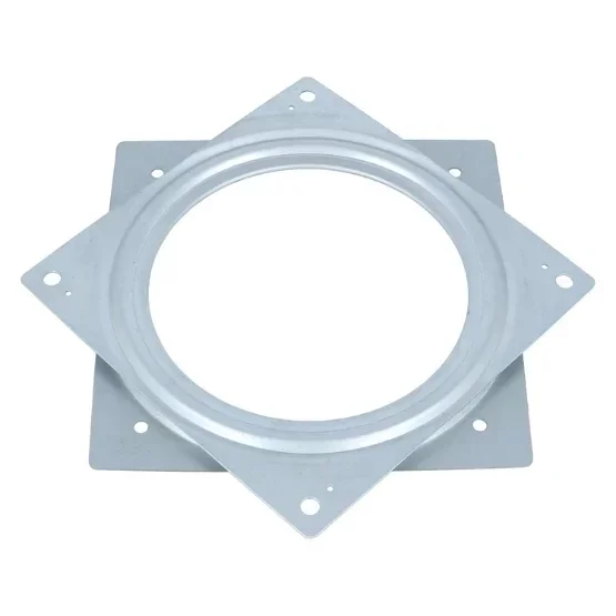 Vierkante metalen draaiplateau 156x156mm