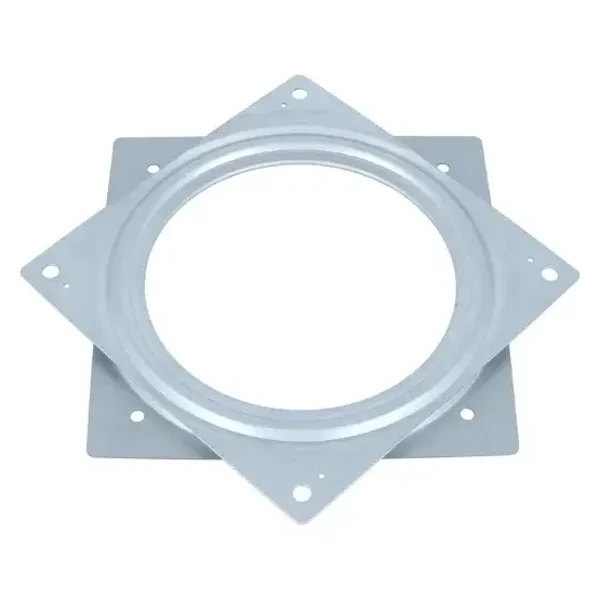 Vierkante metalen draaiplateau 156x156mm - per stuk