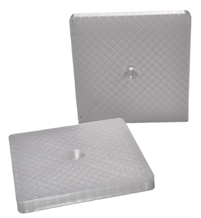 Tafelverhoger SPM kunststof transparant vierkant 103x103x10mm - per stuk