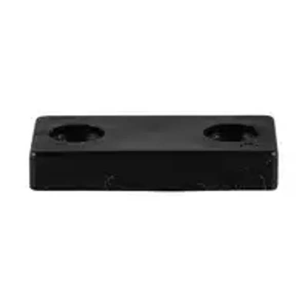 Glijplaat 65 X 25 X 5,1 Zwart - zakje 4 stuks