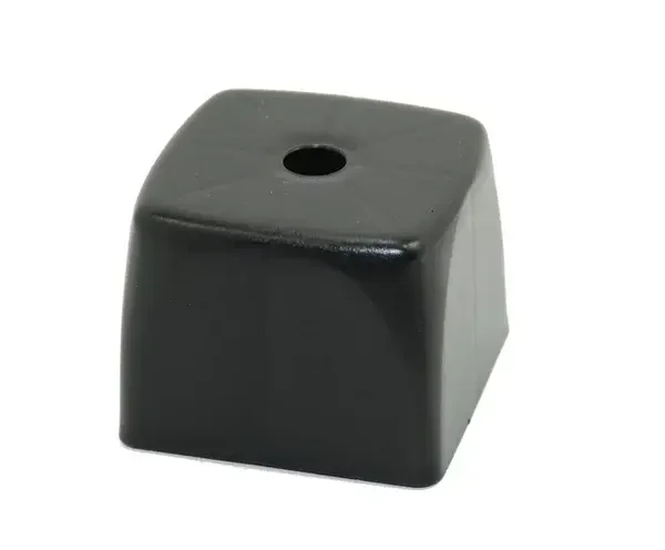 Tafel / Meubelverhoger vierkant 70x70mm - hoogte 54mm - zwart kunststof
