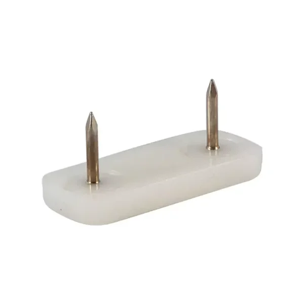 Glijnagel Rechthoekig 39X16x5mm Naturel - zakje 4 stuks