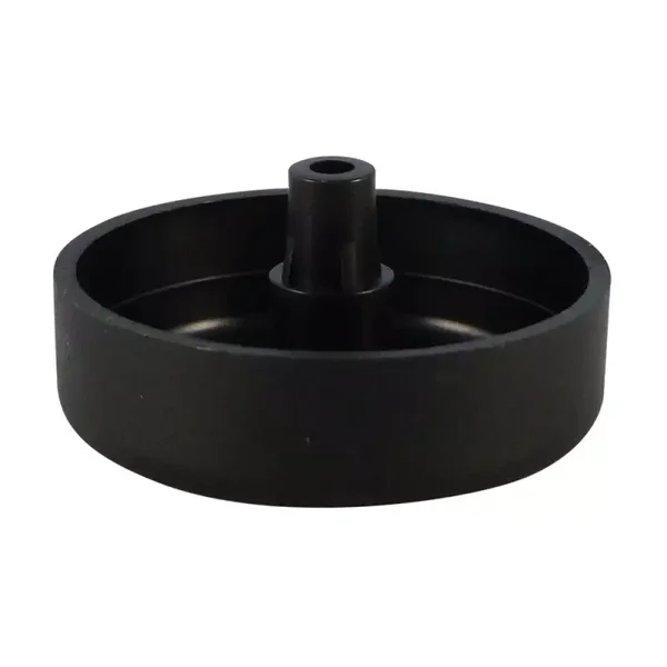 Tafel / Meubelverhoger rond 50mm - hoogte 15mm - zwart kunststof - per stuk