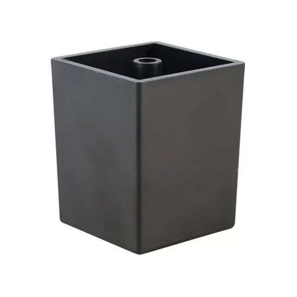 Tafel / Meubelverhoger vierkant 50x50mm - hoogte 62mm - zwart kunststof - per stuk